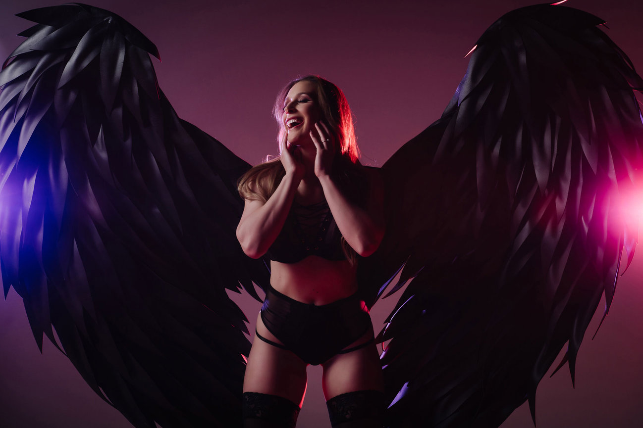 Mr. & Mrs. L's Couples Boudoir Session