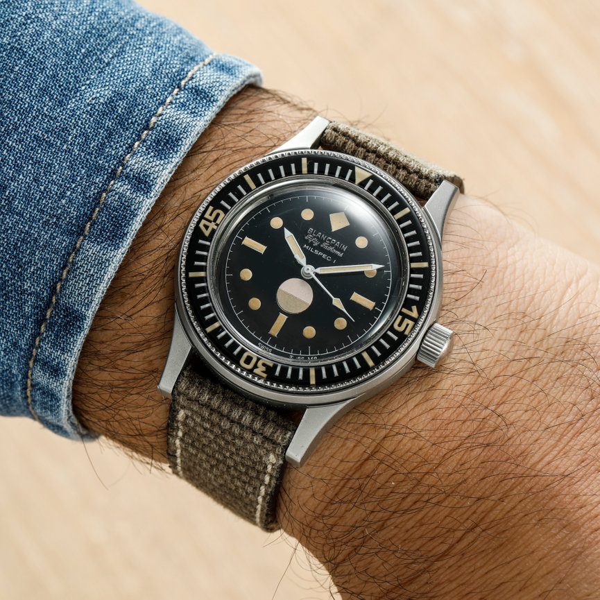 Blancpain Fifty Fathoms Milspec Demo 1970 Roy Sacha