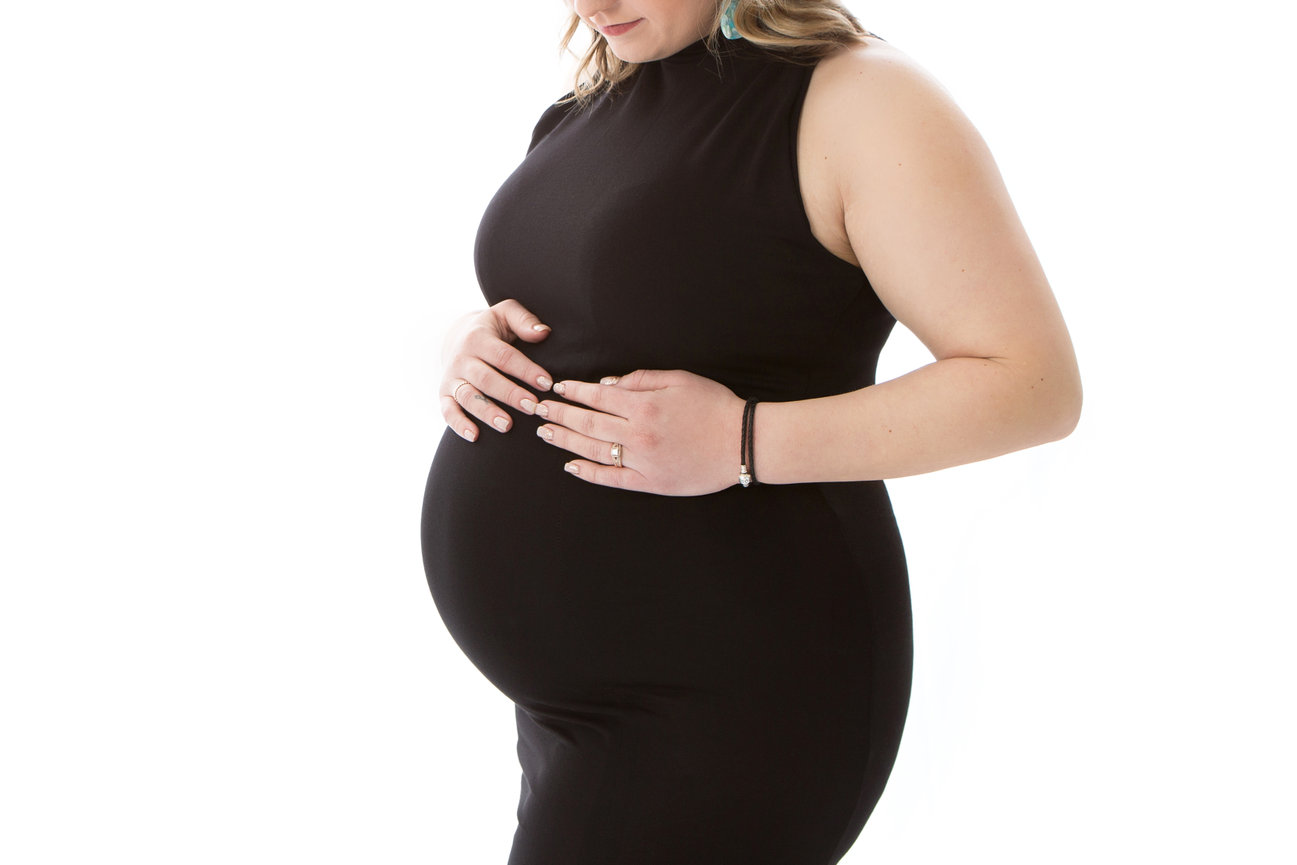 Hailee's Studio Maternity Session - Augusta, Wisconsin