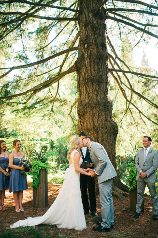 hoyt arboretum wedding meadow ceremony portland oregon