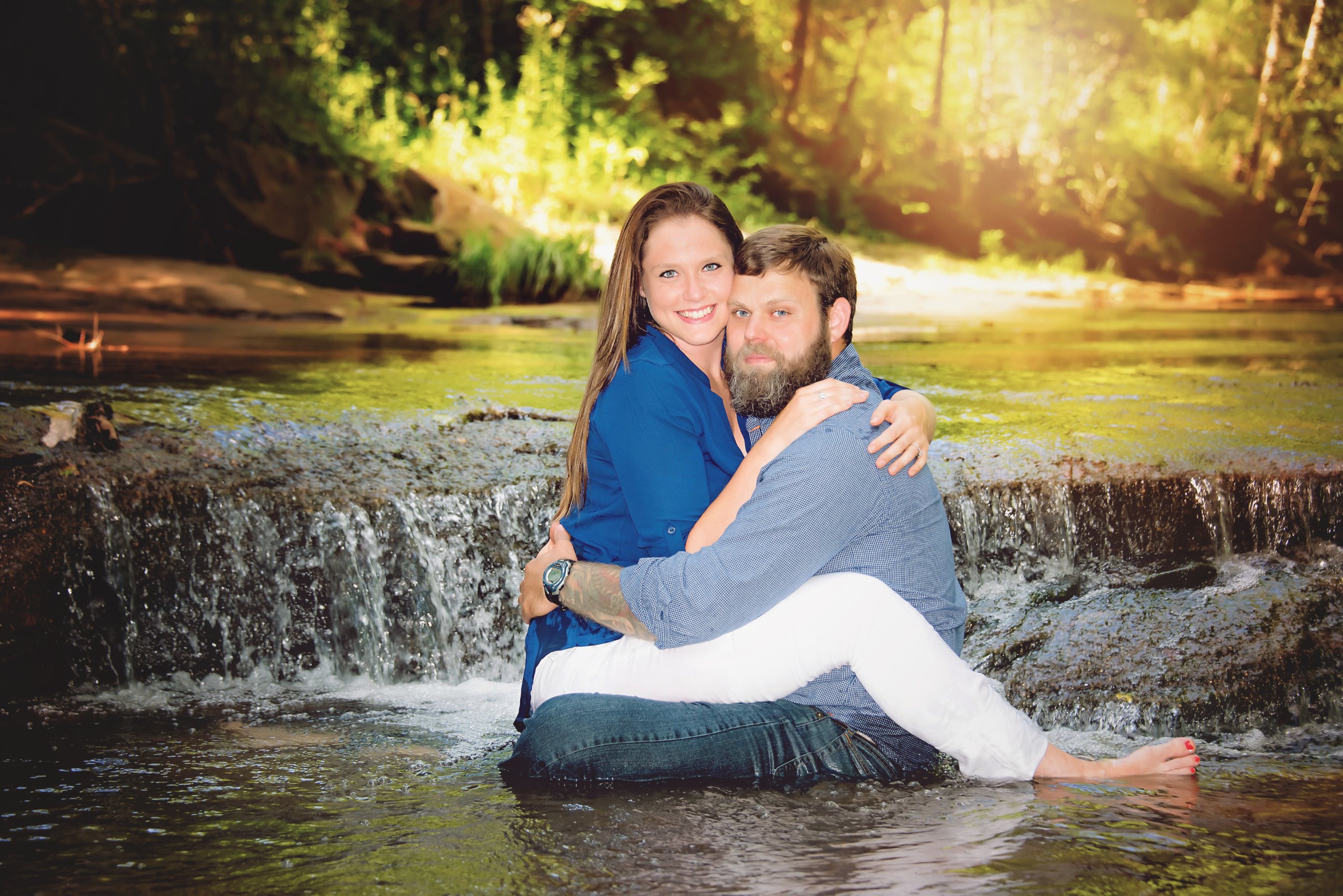 Engagement shoot in the water - Becky Nichols Portrait