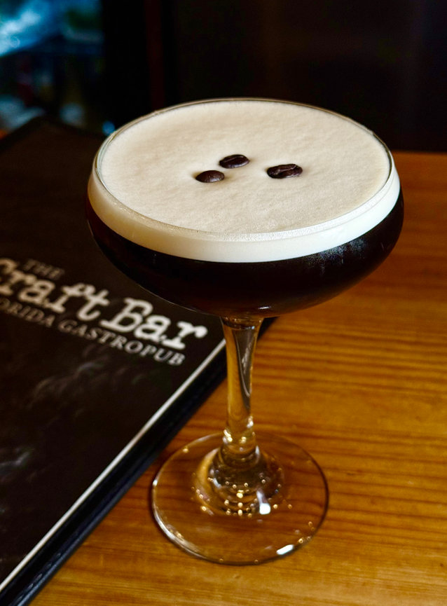 Restaurant Food Photography in St. Louis & Wentzville Espresso Martini