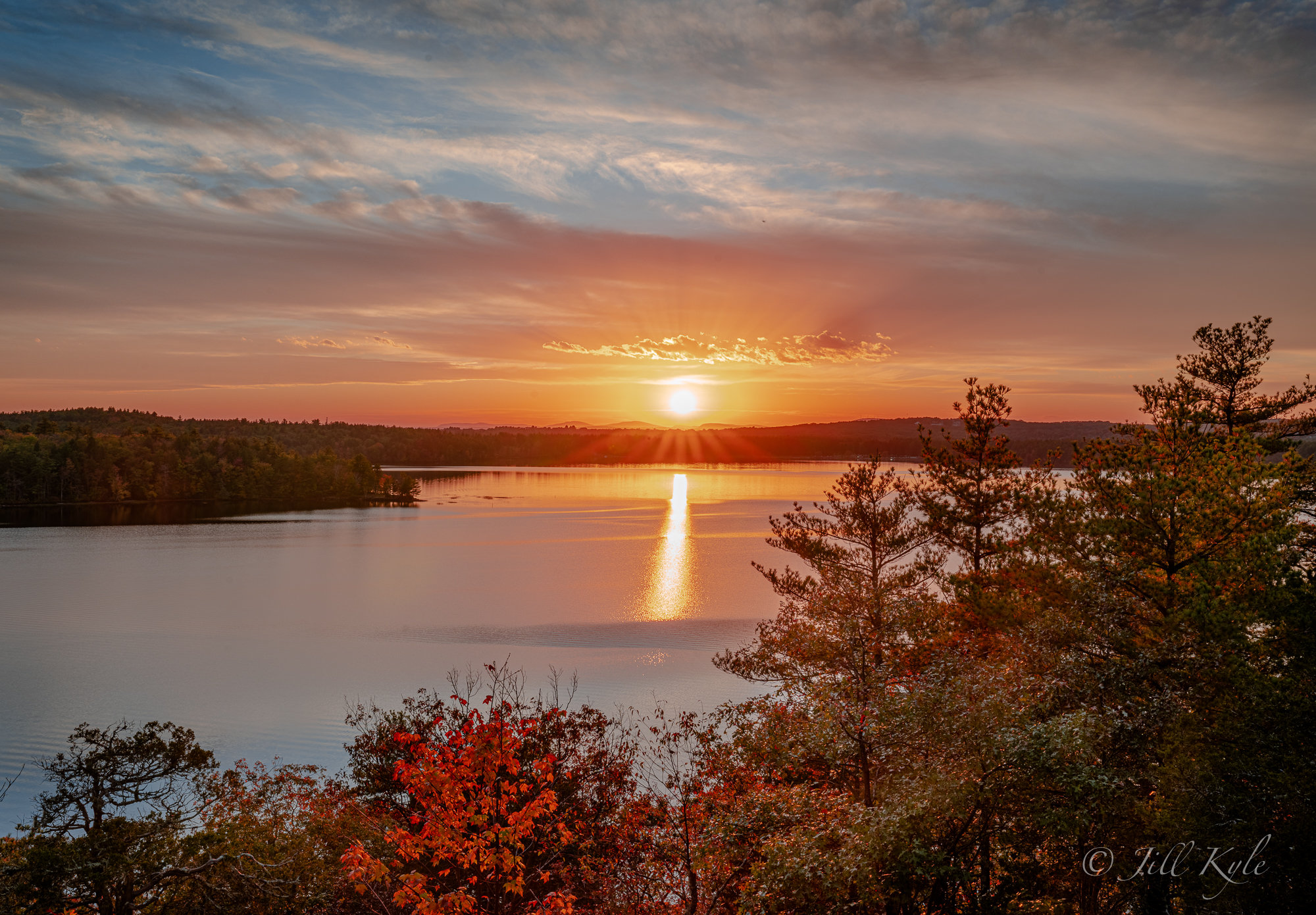 Sunset In October October 20th Sunset - Jill Kyle Photography