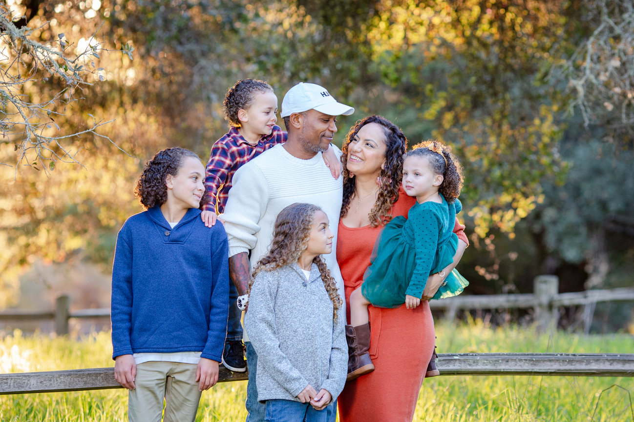 Family Portraits taken at Ragle Ranch Park Sebastopol,  Sonoma County Ca, taken by Sheila Johnson of Studio J Photography