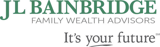 Logo for JL Bainbridge Family Wealth Advisors with the tagline It's your future.