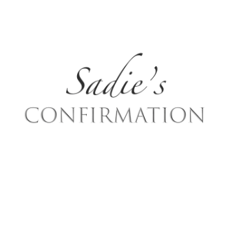 Sadie's confirmation Logo