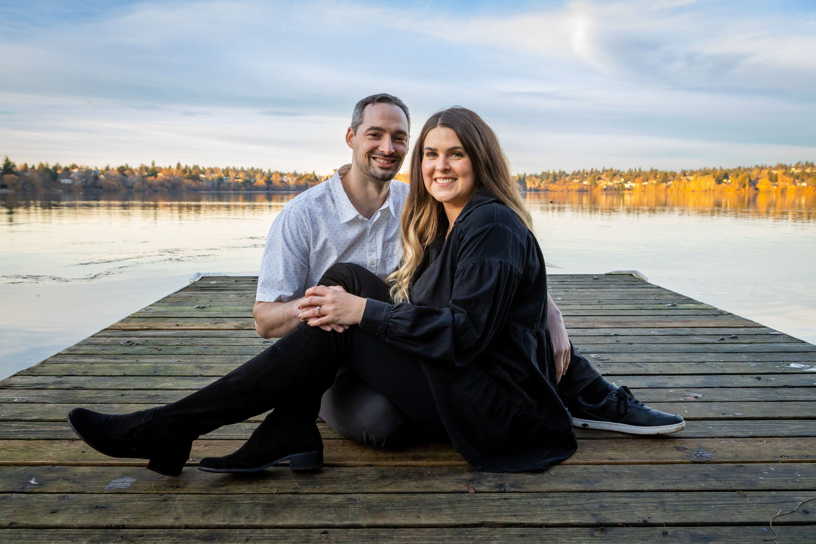 Jeremiah and Elizabeth Green Lake Engagement Session - Nicki McQuillen ...