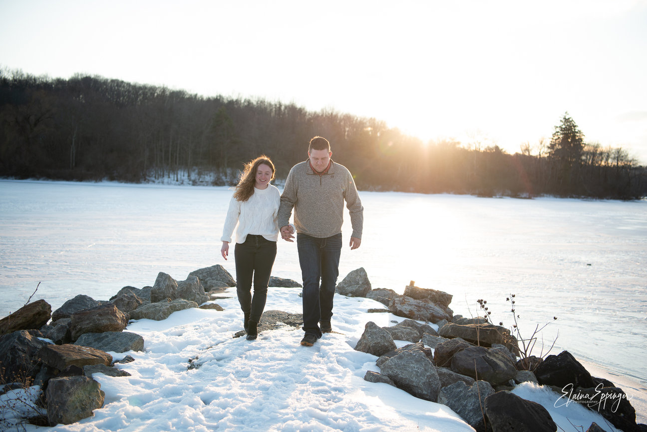 Tyler & CheyAnn Engagement: Moraine State Park: Butler, PA - Elaina