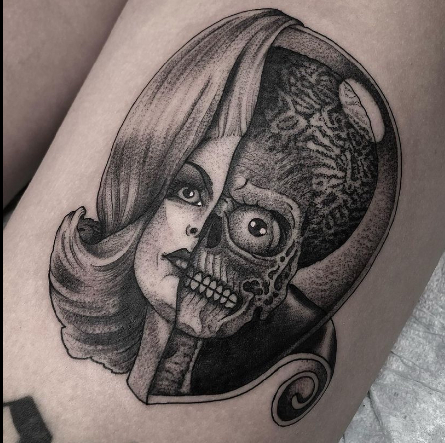 Mars Attacks! Tattoo by Griffen Gurzi