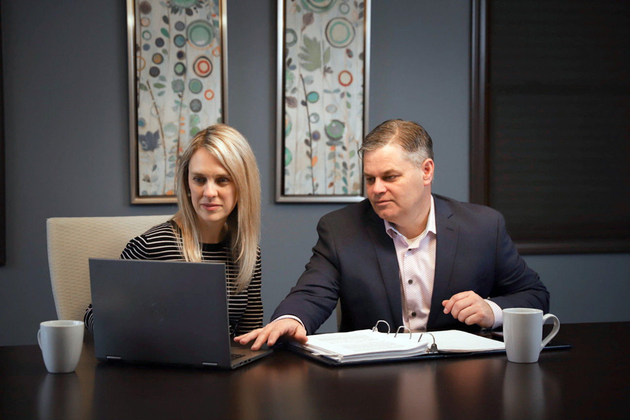 Fox and Fox Law Group client consultation, branding photography Columbus Ohio