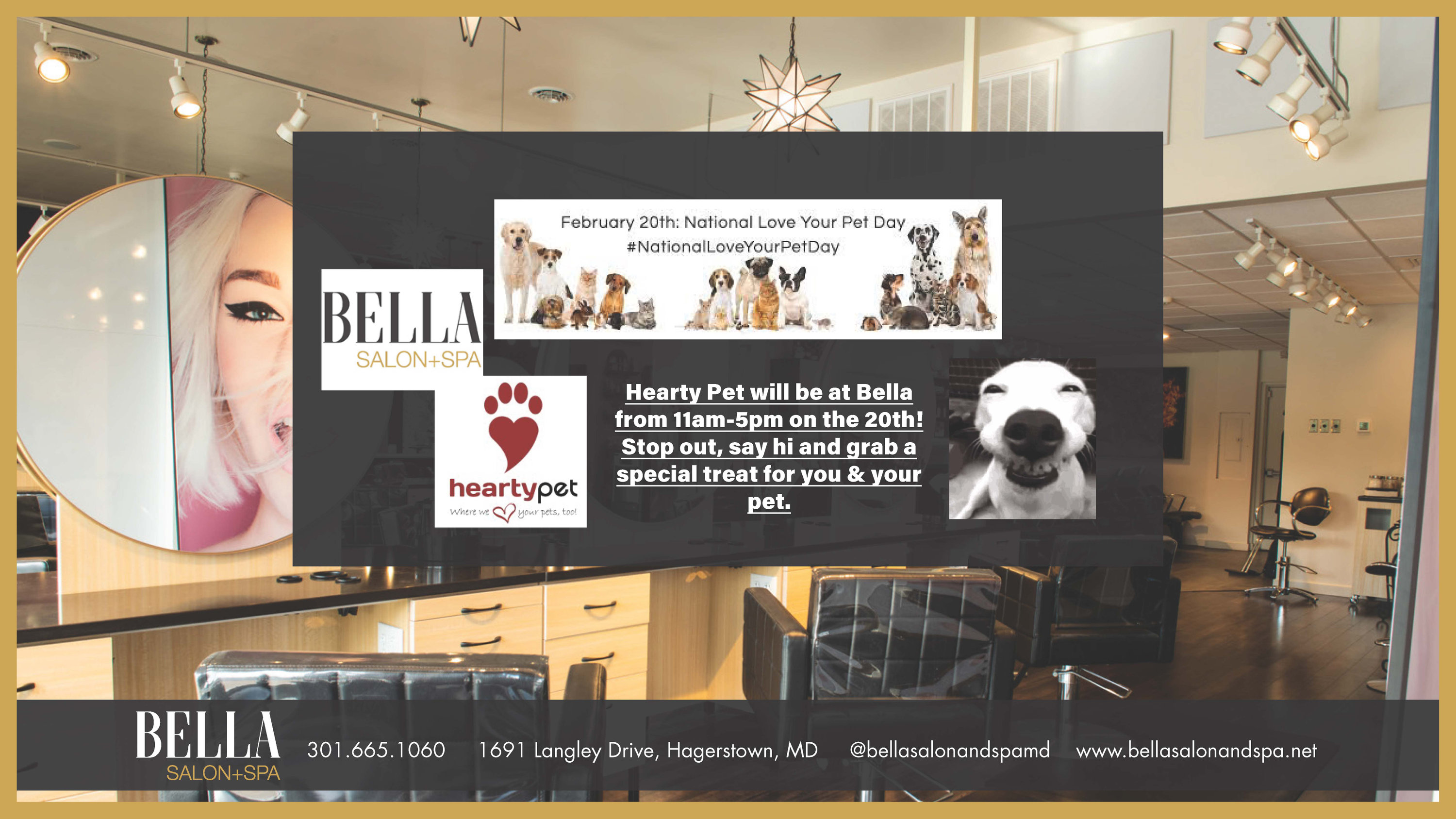 National Love Your Pet Day! - Bella Salon and Spa