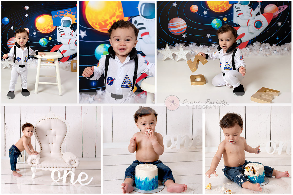 First Trip around the Sun! Jackson NJ First Birthday Cake Smash  Photographer  - Dream Reality Photography