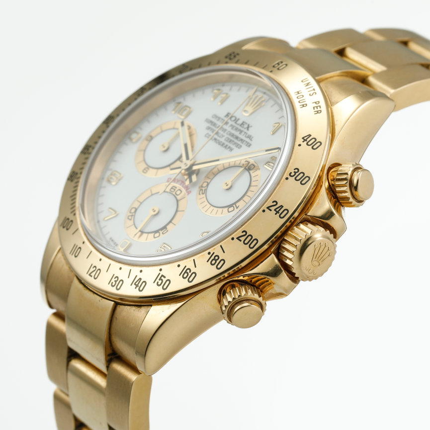 Rolex Daytona 116528 White Arabic Dial 2002 - Roy & Sacha Davidoff SA