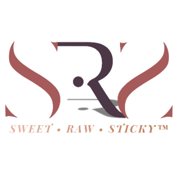Sweet · Raw · Sticky™ by Velvet Lenae Logo