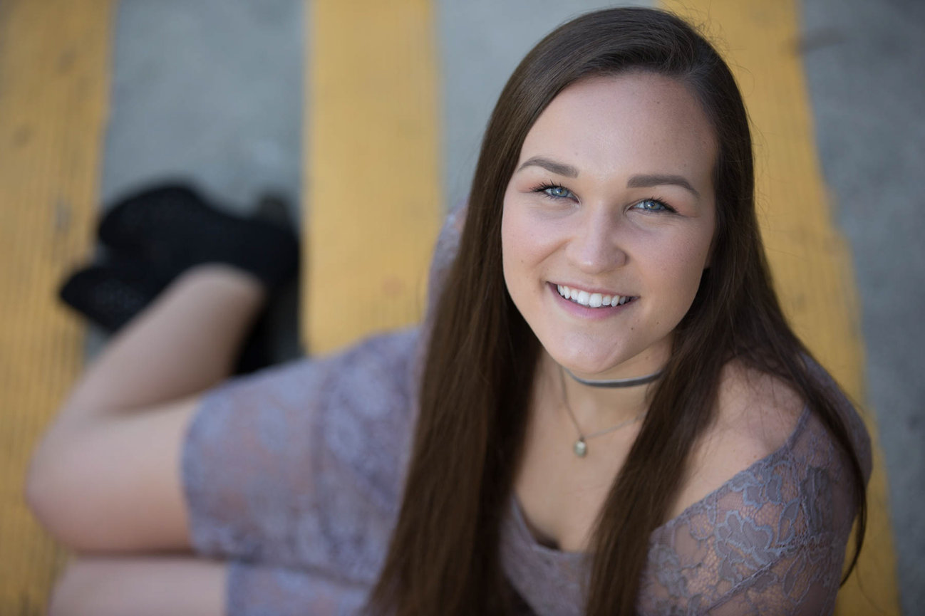 Close-up of a woman smiling