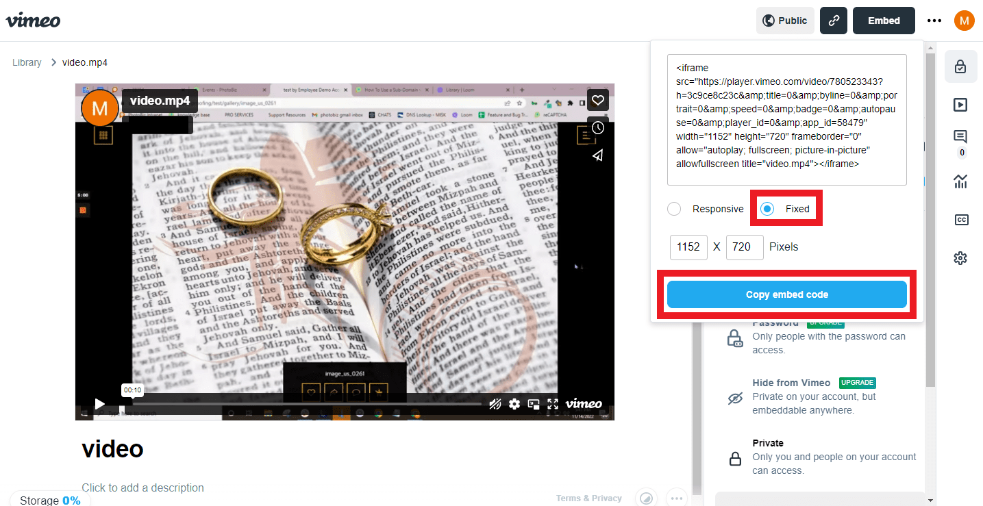 How to Upload a Video to Vimeo - PhotoBiz Knowledge Base