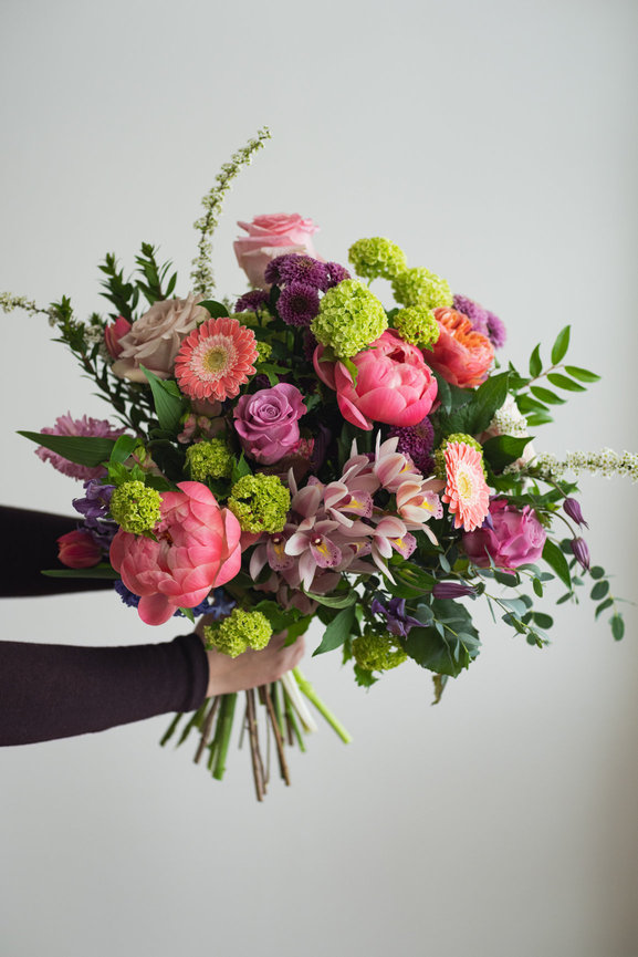 Pink Lace Arrangement in Calgary, AB - Allan's Flowers