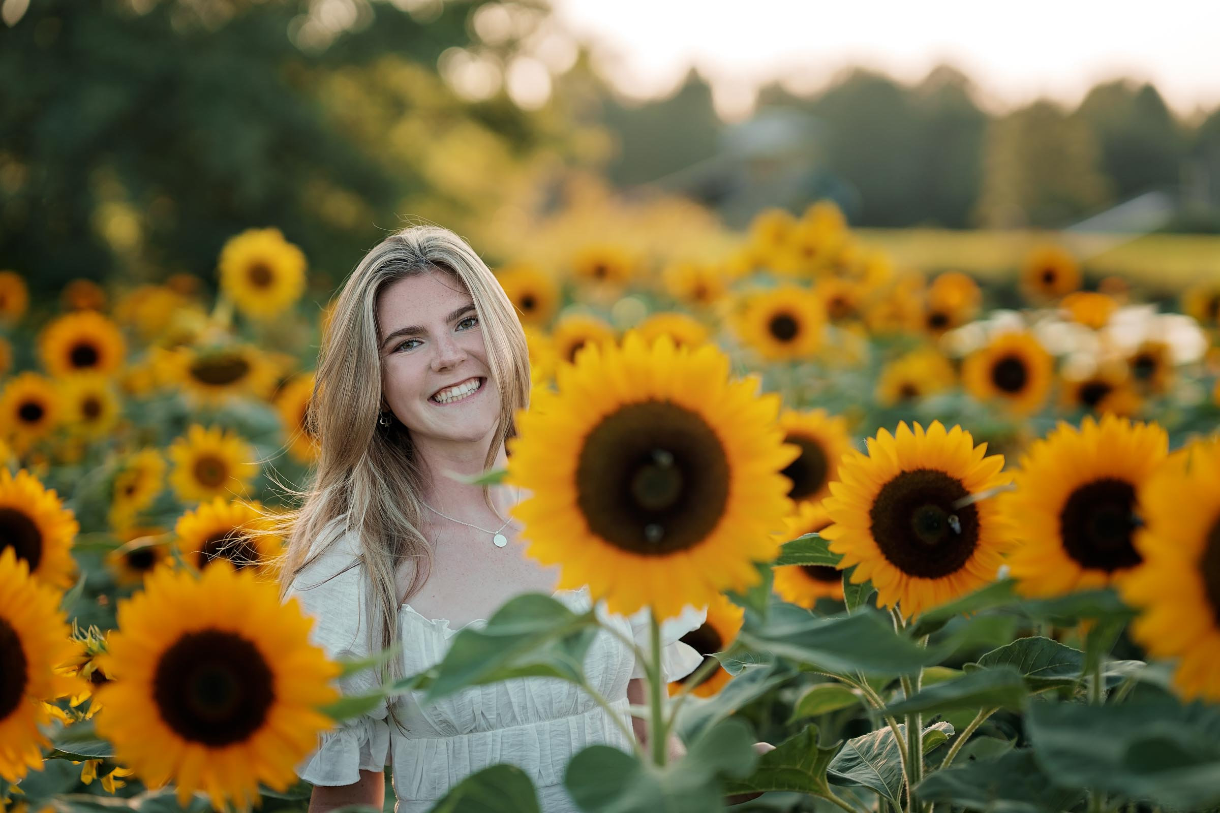 Senior Pictures and Sunflower fields are the perfect combination