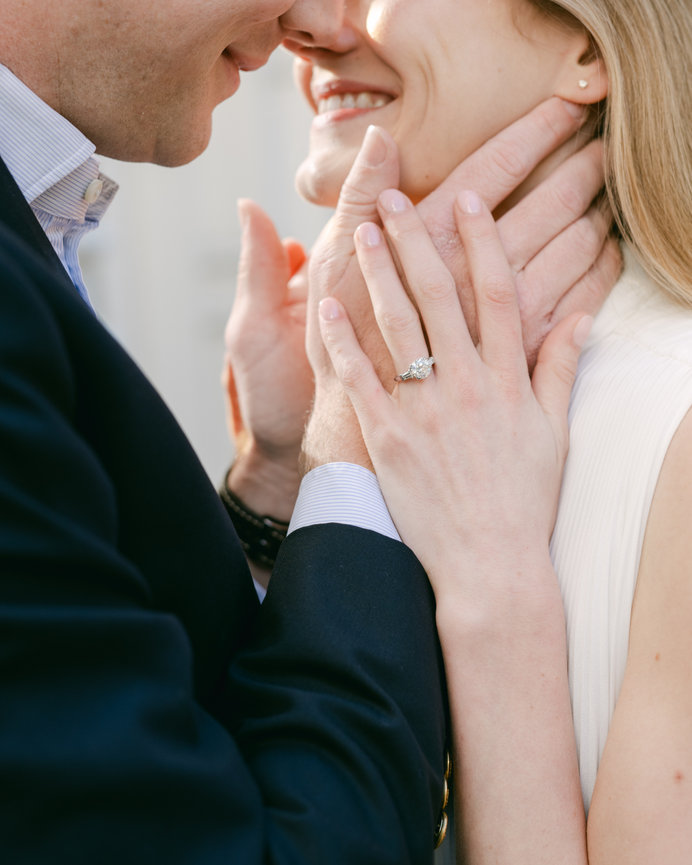 Engagement shoot in New York City by Heather Durham Photography.