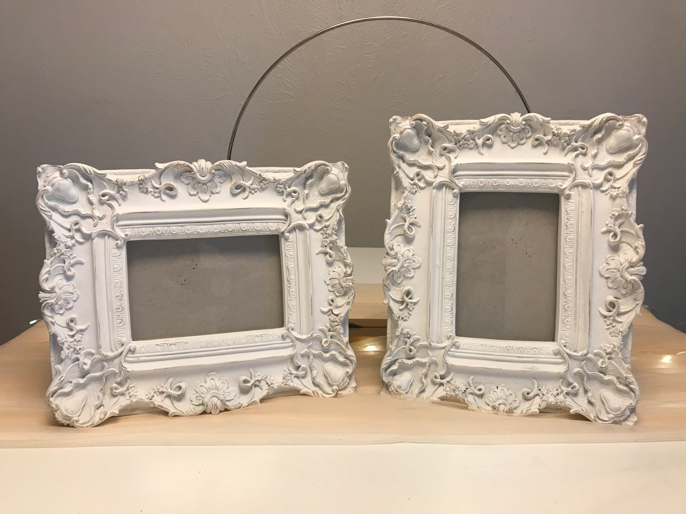 WHITE WEDDING FRAMES FOR SIGNS Life's Enchanted Moments Photography