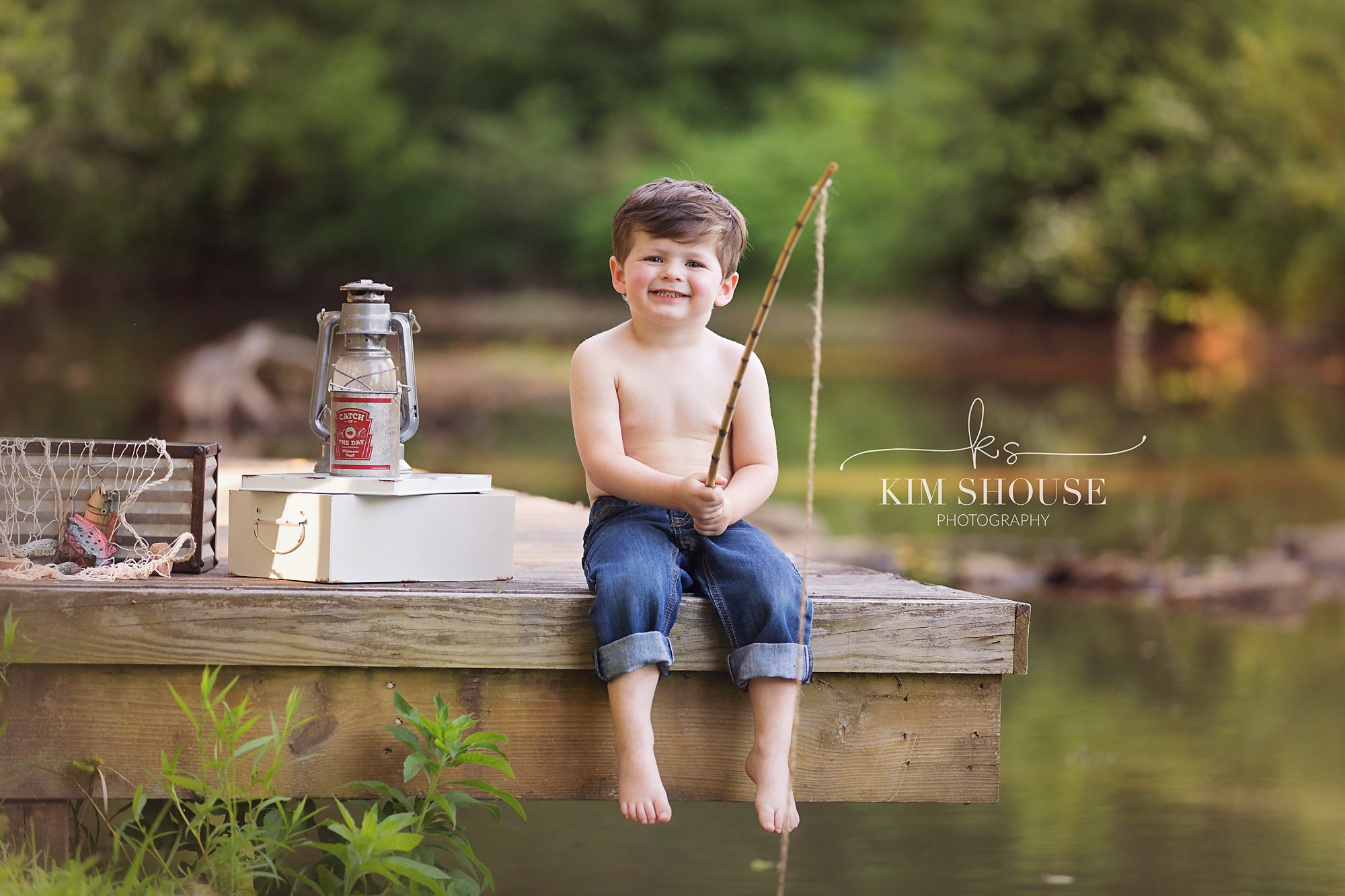 Spring Fishing Mini Session - Kim Shouse Photography