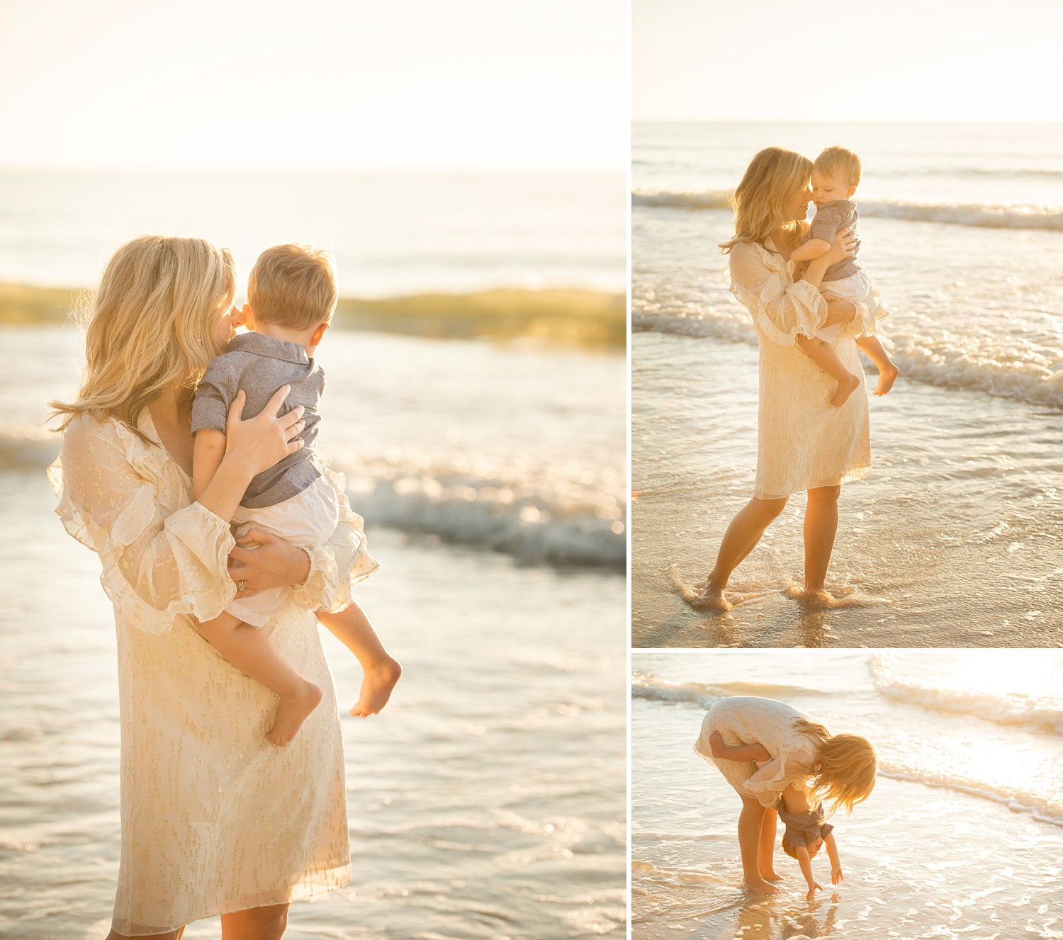 mother and son on beach, beach family photography, Naples, Florida, Ryaphotos