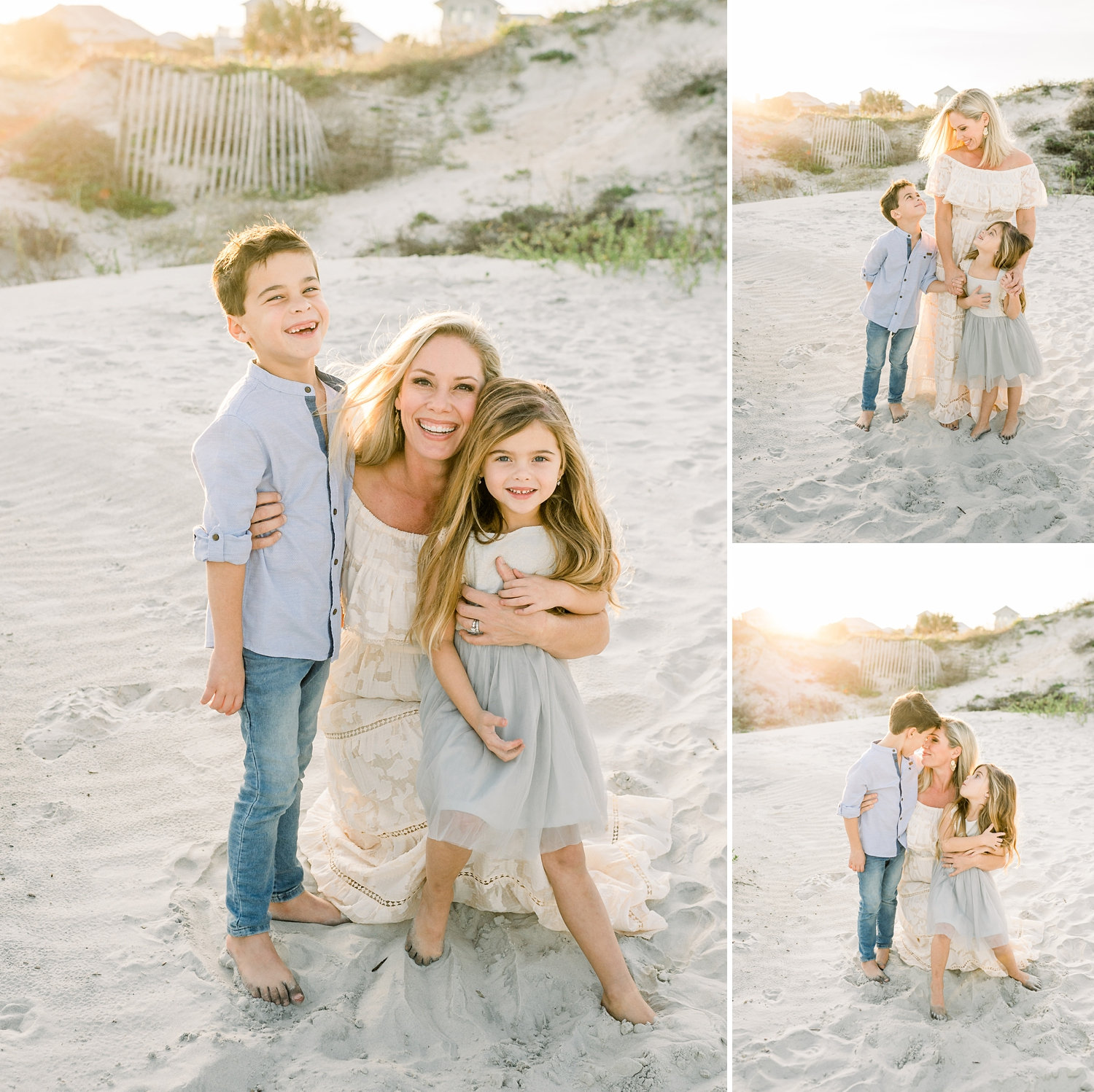 image collage, motherhood coastal portraits, motherhood coastal session