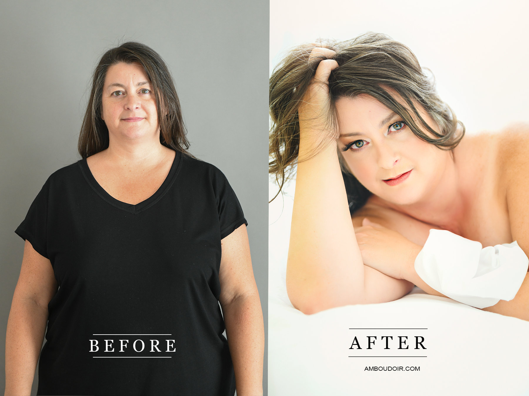 AM BOUDOIR PHOTOGRAPHY- BEFORE AND AFTER - AM Boudoir