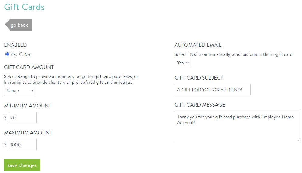 Gift Cards- (Click To Choose Amount)