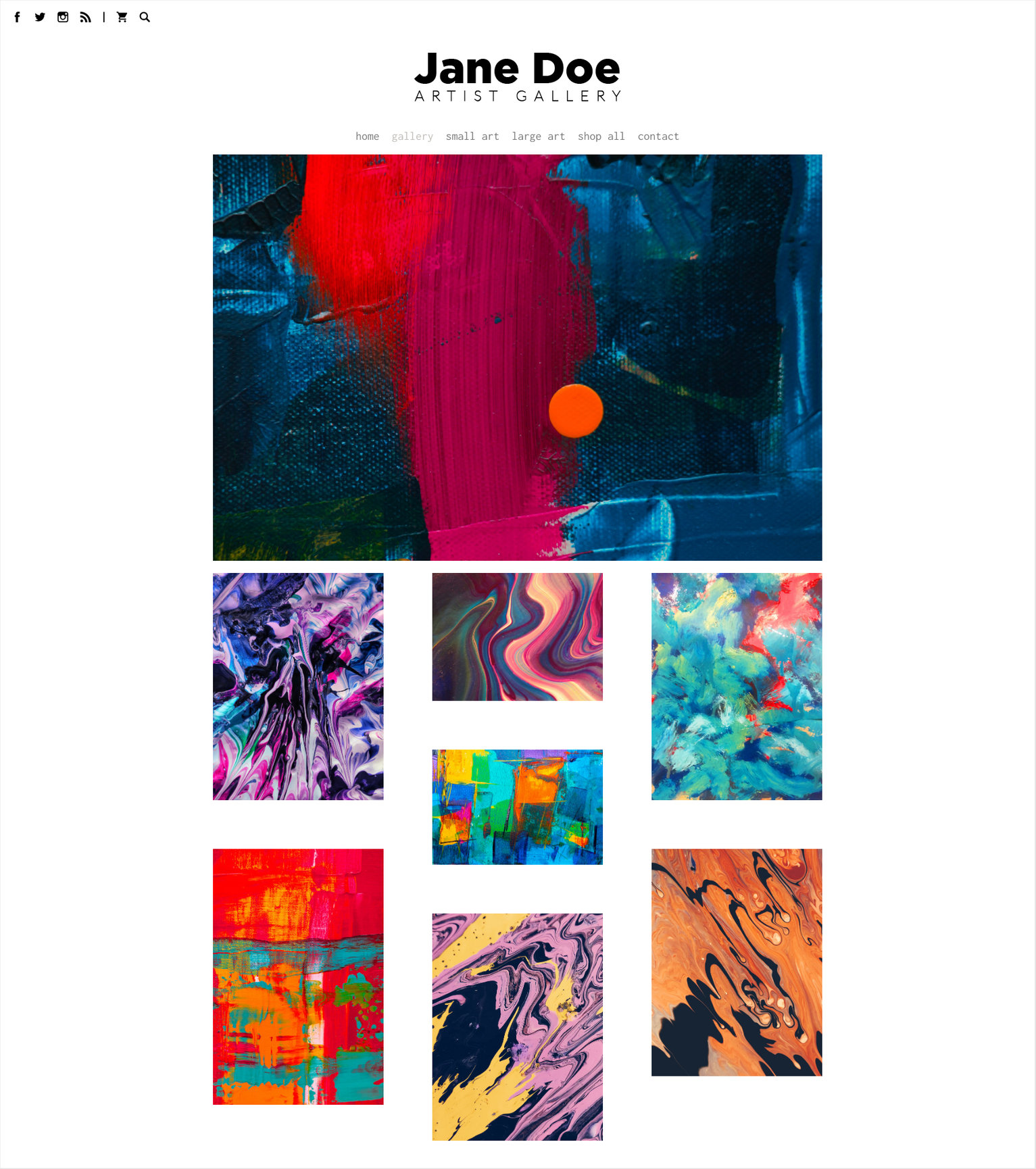 How to Make an Artist Gallery site With Growth Hub