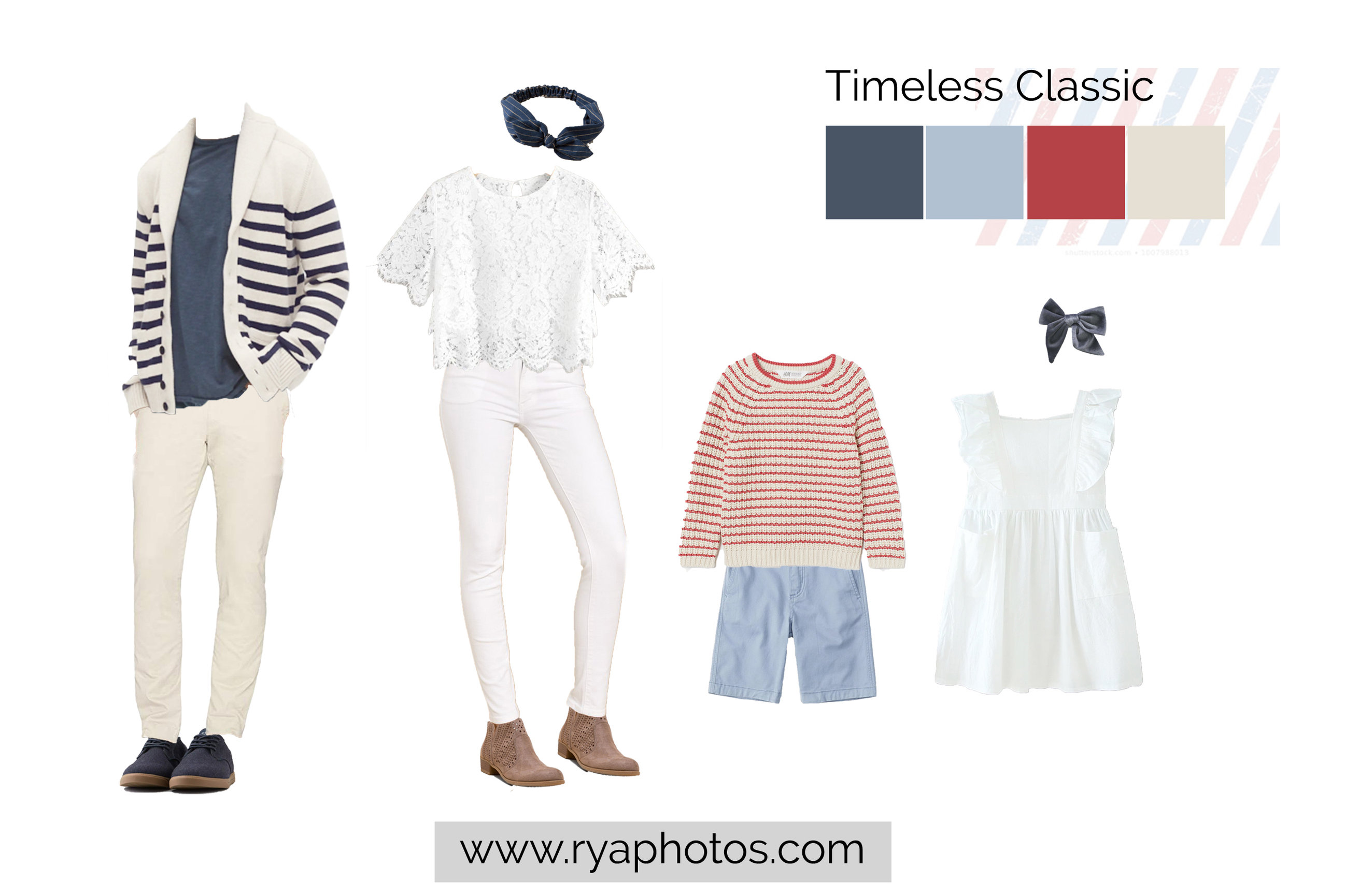 timeless classic family outfits, what to wear to Disney World, Magic Session, Americana family outfits, Magic Kingdom family outfits, family photo outfits for Disney World, Ryaphotos