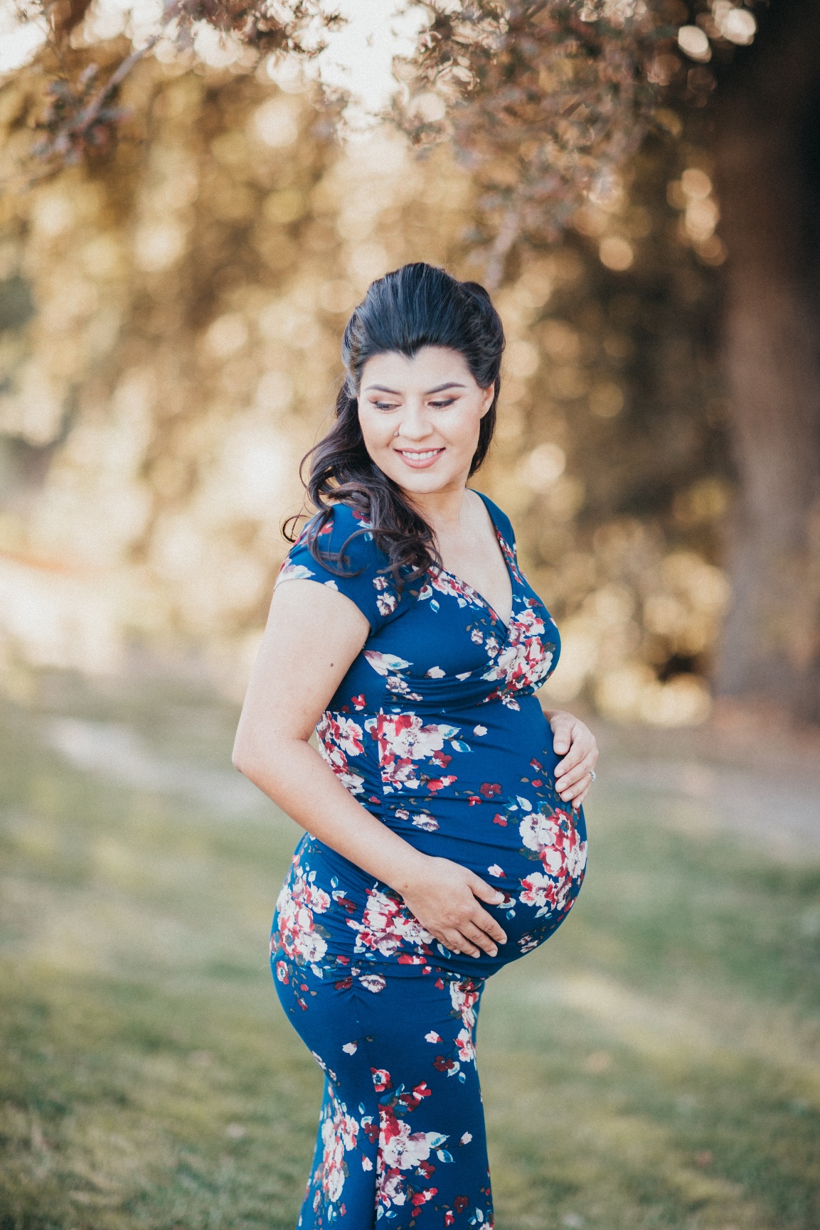 Sunset Maternity Session - Hanford Newborn Photographer - Angela Eller ...