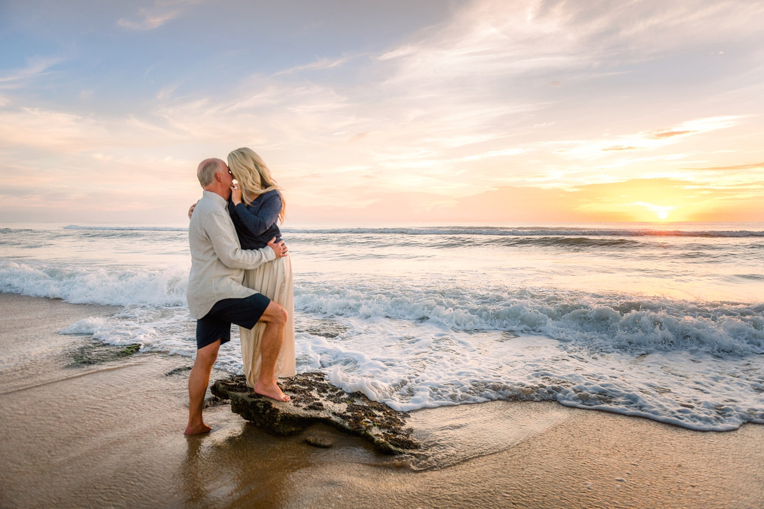 couple portrait, Saint Augustine Beach, Florida, Rya Duncklee, Ryaphotos